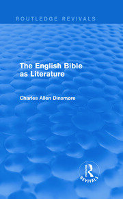 The English Bible as Literature (Routledge Revivals) book cover