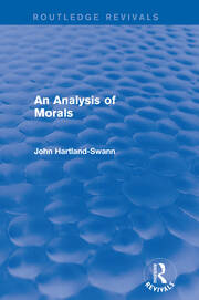 An Analysis of Morals book cover