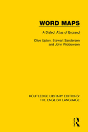 Word Maps: A Dialect Atlas of English book cover