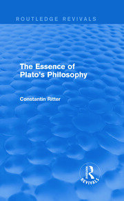The Essence of Plato's Philosophy (Routledge Revivals) book cover
