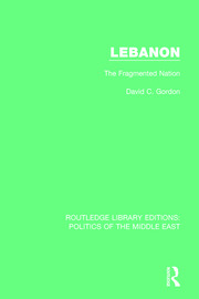 Lebanon: The Fragmented Nation book cover