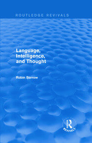 Language, Intelligence, and Thought book cover