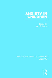 Anxiety in Children book cover