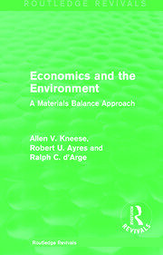 Economics and the  Environment: A Materials Balance Approach book cover