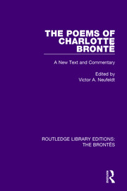 The Poems of Charlotte Brontë: A New Text and Commentary book cover