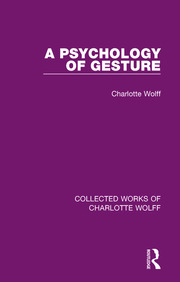 A Psychology of Gesture book cover