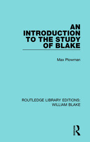 An Introduction to the Study of Blake book cover