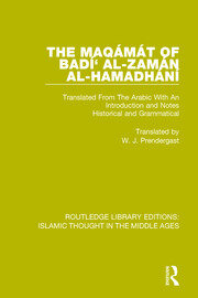The Maqámát of Badí' al-Zamán al-Hamadhání: Translated From The Arabic With An Introduction and Notes Historical and Grammatical book cover