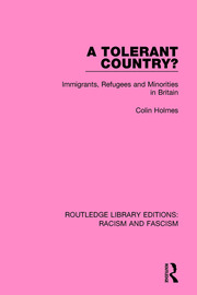 A Tolerant Country?: Immigrants, Refugees and Minorities book cover