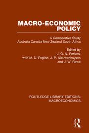 Macro-economic Policy: A Comparative Study, Australia, Canada, New Zealand and South Africa book cover