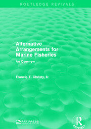 Alternative Arrangements for Marine Fisheries: An Overview book cover