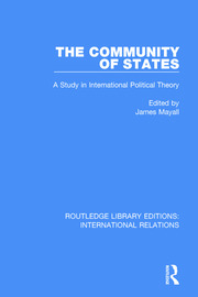 The Community of States: A Study in International Political Theory book cover