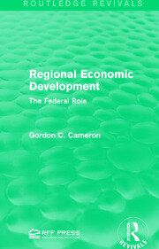 Regional Economic Development: The Federal Role book cover