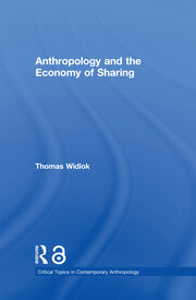Anthropology and the Economy of Sharing book cover