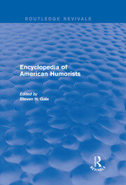 Encyclopedia of American Humorists book cover