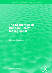 The Economics of National Forest Management book cover