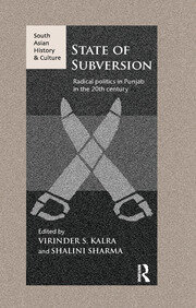 State of Subversion: Radical Politics in Punjab in the 20th Century book cover