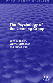 The Psychology of the Learning Group book cover