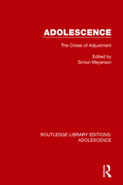 Adolescence: The Crises of Adjustment book cover