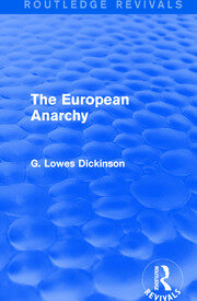 The European Anarchy book cover