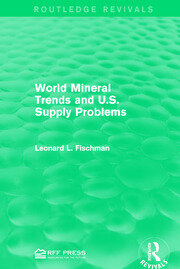 World Mineral Trends and U.S. Supply Problems book cover