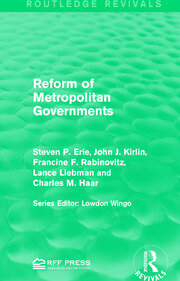 Reform of Metropolitan Governments book cover
