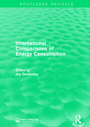 International Comparisons of Energy Consumption book cover