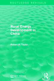 Rural Energy Development in China book cover