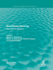 Greenhouse Warming: Abatement and Adaptation book cover