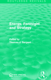Energy, Foresight and Strategy book cover