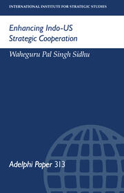 Enhancing Indo-US Strategic Cooperation book cover