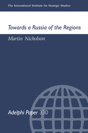 Towards a Russia of the Regions book cover