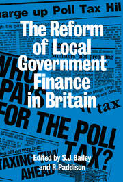 Reform of Local Government Finance in Britain book cover