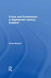 Crime and Punishment in Eighteenth Century England book cover