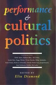 Performance and Cultural Politics book cover