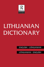 Lithuanian Dictionary: Lithuanian-English, English-Lithuanian book cover