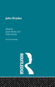 John Dryden: The Critical Heritage book cover