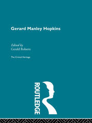 Gerard Manley Hopkins: The Critical Heritage book cover