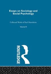 Essays Soc & Social Psych  V 6 book cover