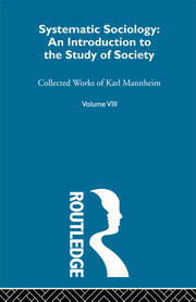 Systematic Sociology: An Introduction to the Study of Society book cover