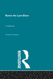 Rome the Law-Giver book cover