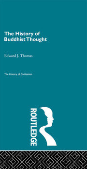The History of Buddhist Thought book cover