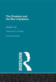 The Prophets and the Rise of Judaism book cover