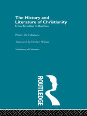 The History and Literature of Christianity book cover