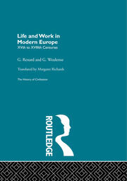 Life and Work in Modern Europe book cover