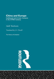 China and Europe book cover