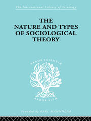 The Nature and Types of Sociological Theory book cover