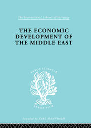 The Economic Development of the Middle East book cover