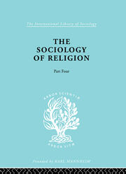 The Sociology of Religion Part 4 book cover