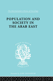 Populatn Soc Arab East  Ils 68 book cover